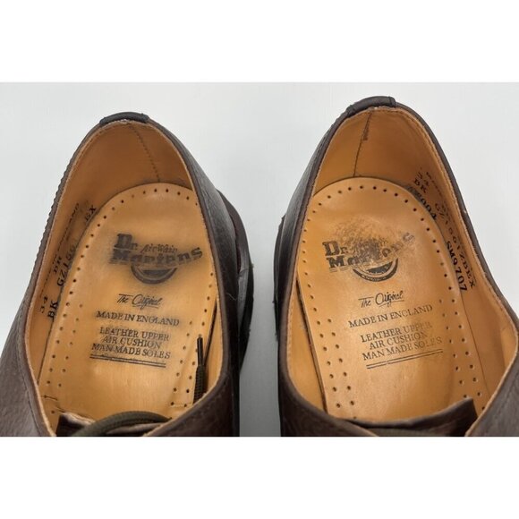 Dr Martens Vintage Y2K Oxford Ankle Brown Shoes Boots US 13 UK 12 England GZ1561 main image 7